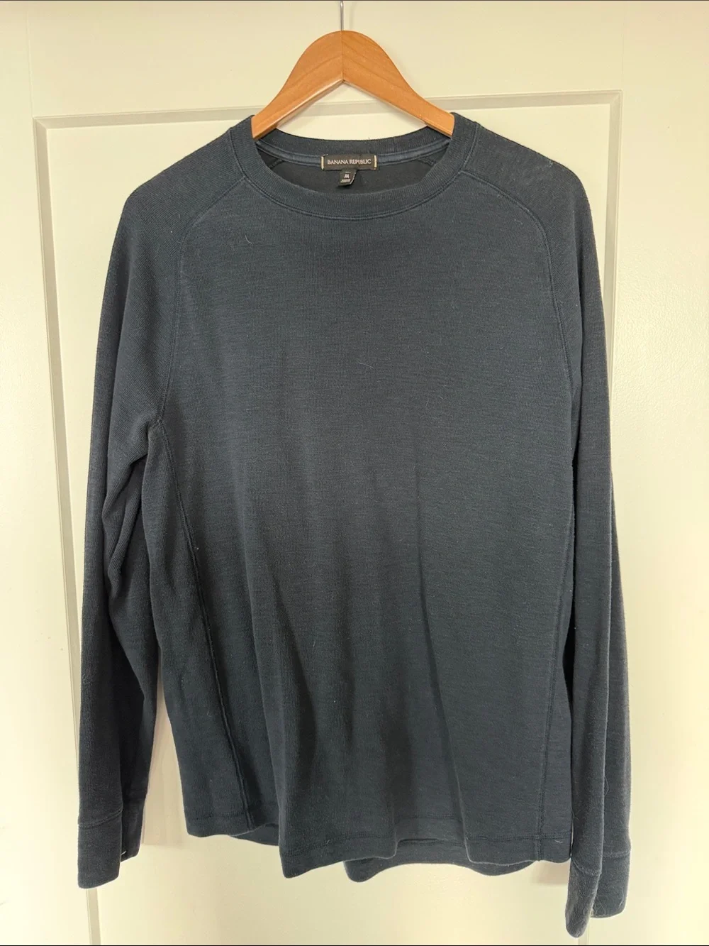 Banana Republic Men's Crewneck Sweater — Navy